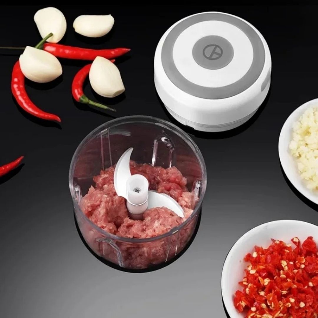 Hachoir-Electrique-Veggie-Mill-Lames-Tranchantes