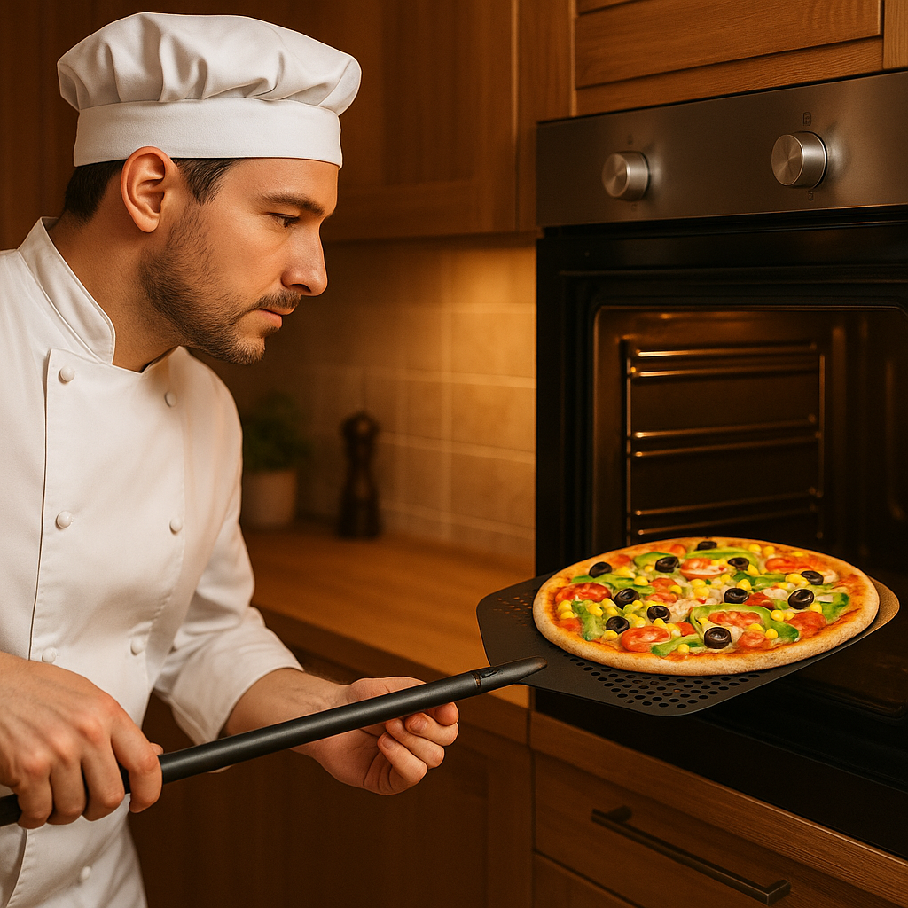 Pelle a Pizza Ultime manipulation sécuritaire de la pelle au four