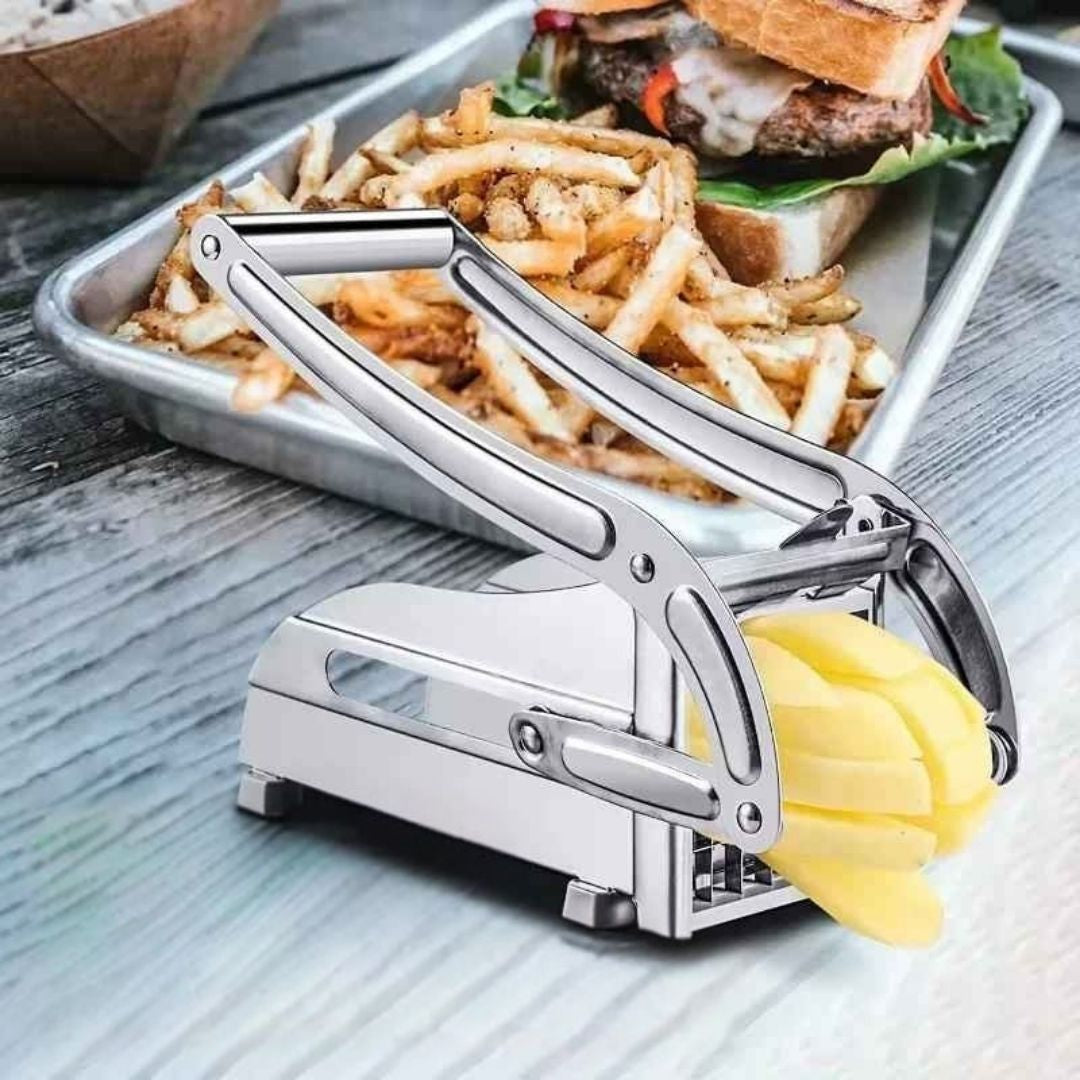 coupe frites stick master repas frites burger de boeuf