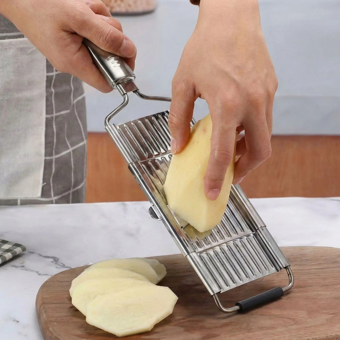 coupe legumes chefs slice coupe reguliere pomme de terre