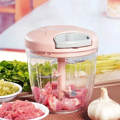 hachoir manuel à viande mini robot lames tranchantes