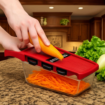 mandoline cuisine multi coupes raper une carotte 